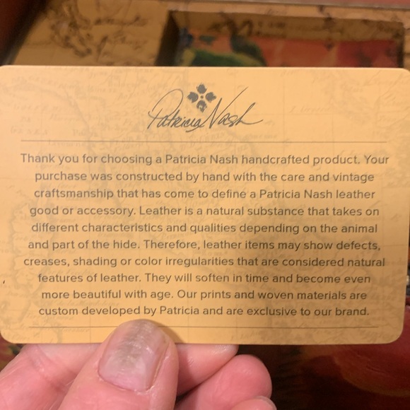 BNIB PATRICIA NASH MULTI LUZZI WALLET AND WRISTLET/CLUTCH/JEWELRY ROLL - Picture 7 of 14